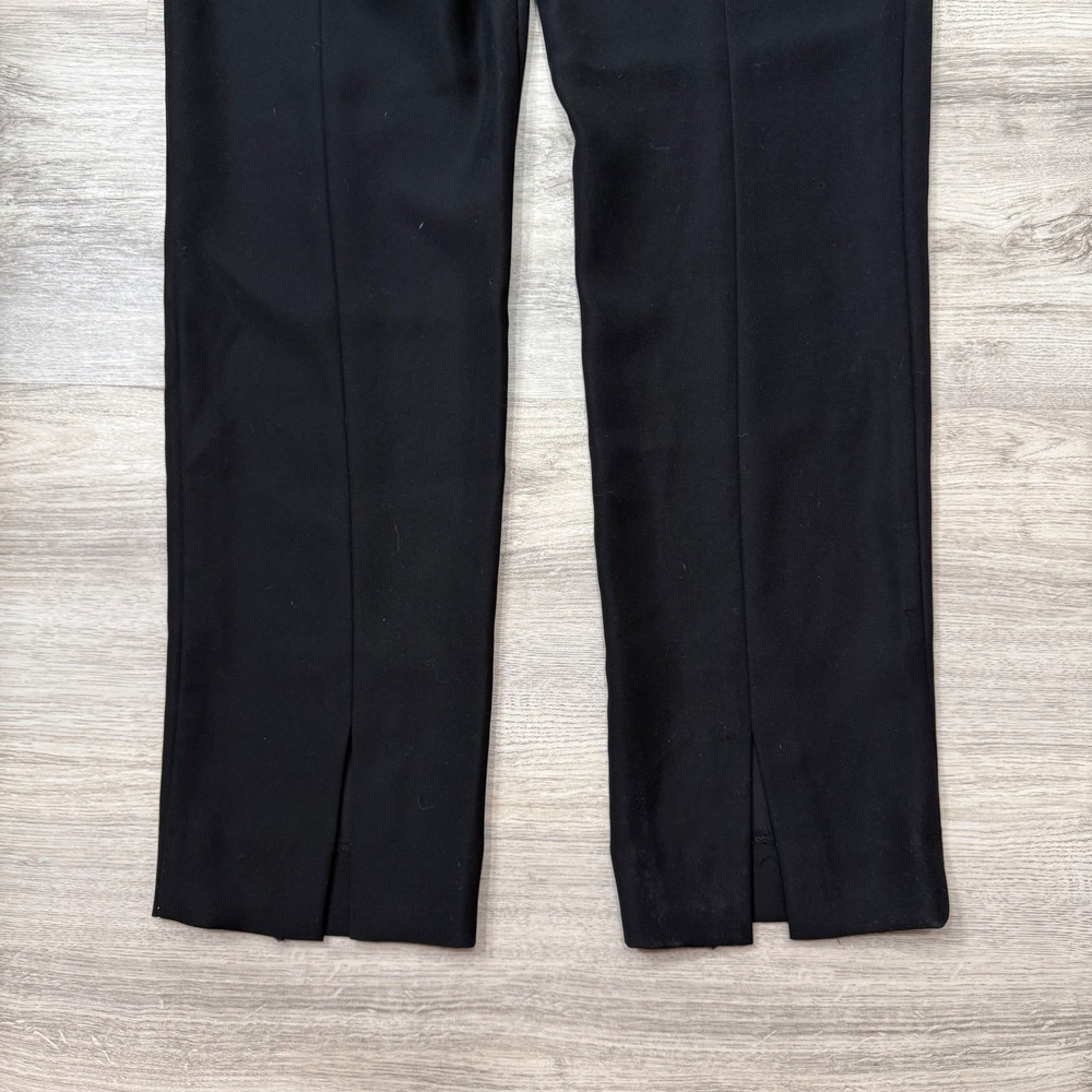 Joseph Ribkoff Black Split Hem Straight Leg Dress Pants Womens Size 10 Canada - Picture 8 of 11